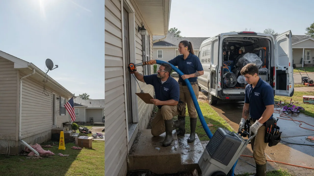 Ceiling Water Damage Restoration in Success, MO near me