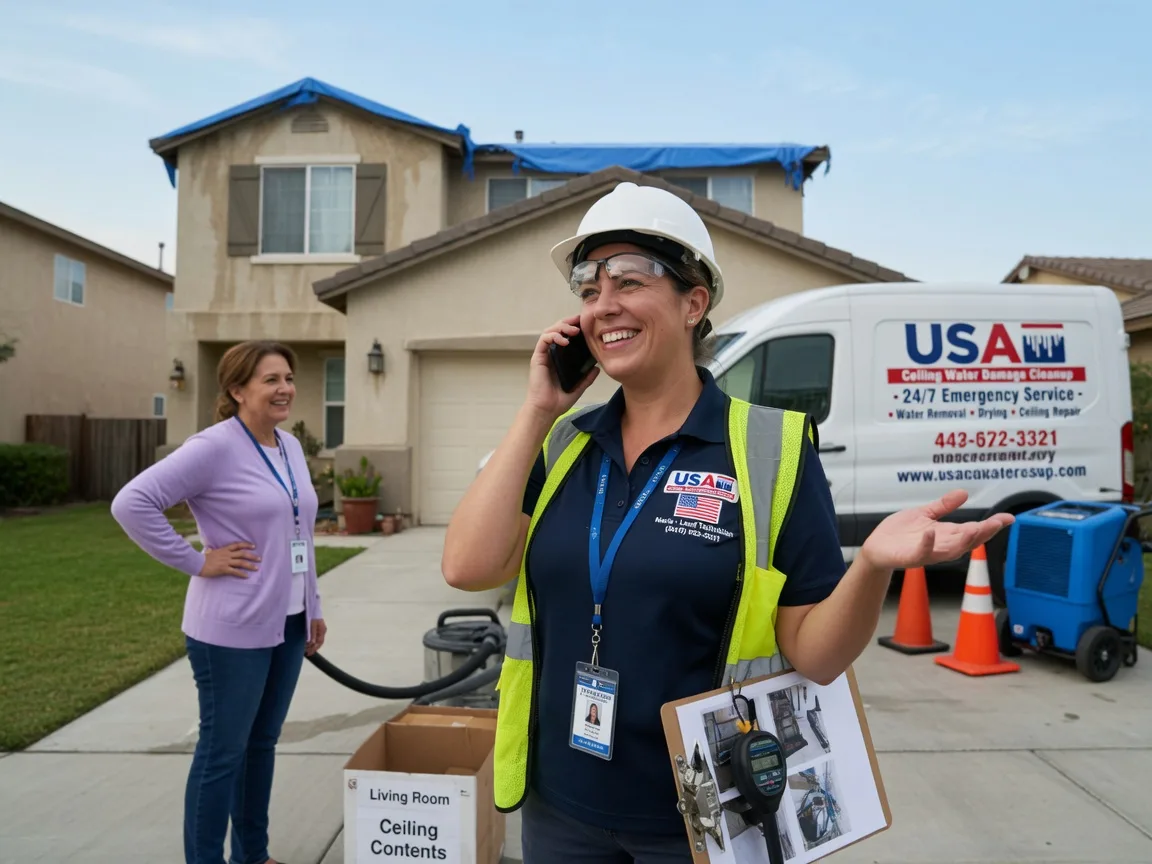 Ceiling Water Damage Restoration Success, MO FAQs